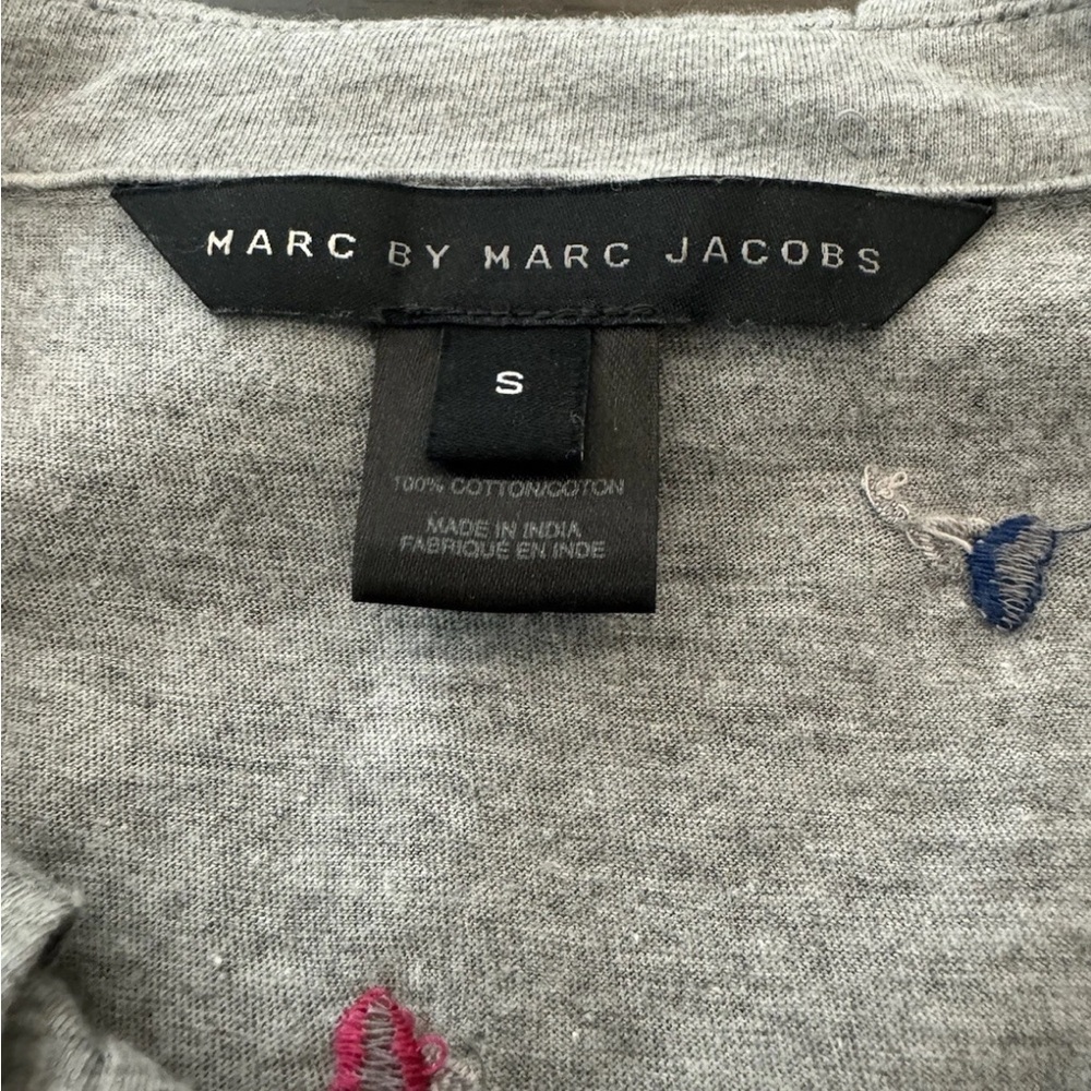 Marc by Marc Jacobs gray ruffle shirt - Picture 4 of 7